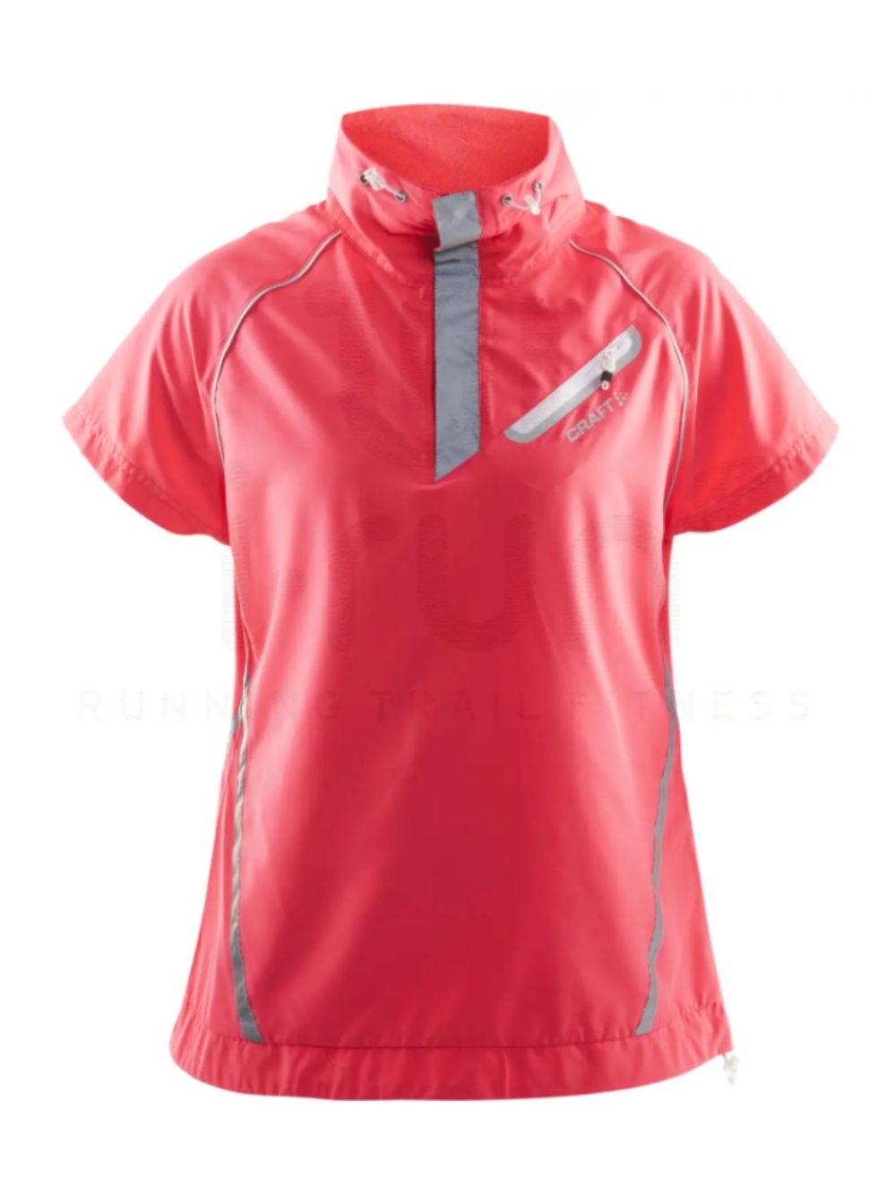 Craft Coral Short-Sleeve Reflective Run Top